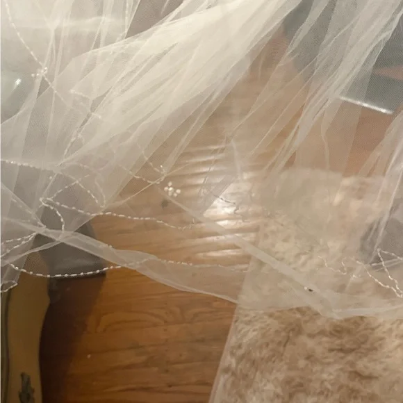 Private Label White Beaded Wedding Dress - Picture 9 of 9